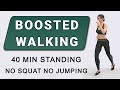 40 min FAST WALKING - Low  Impact Cardio Workout🔥 4500 Steps No Jumping No Squats - All Standing