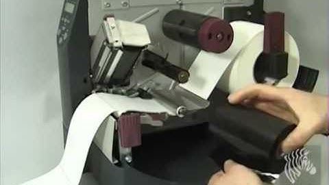 Zebra Z4Mplus Ribbon & Media Load