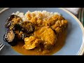 Pollo al curry en directo