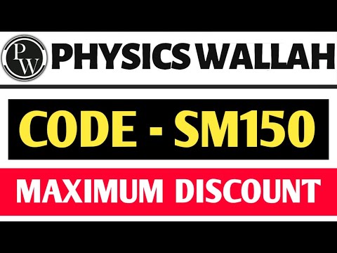 physics wallah coupon code 