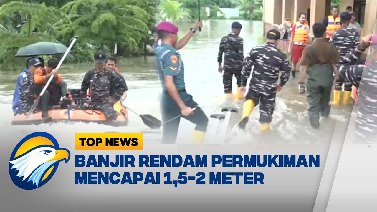 Banjir Rendam Pemukiman Antang Makassar - [Top News] - YouTube