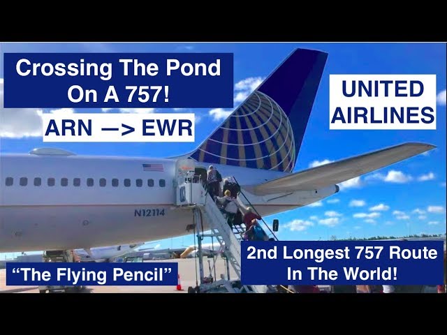 TRIP REPORT / Transatlantic on a 757! / United Airlines / 757-200 / ARN -  EWR / UA69 / Economy - YouTube
