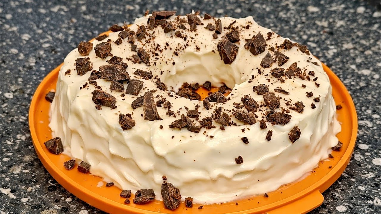 С молоком и сгущенным молоком! Домашний десерт без желатина и без выпечки!