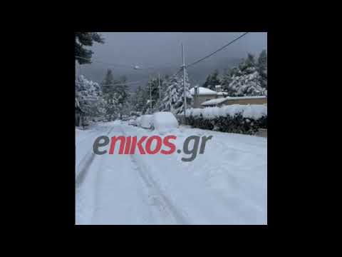 enikos.gr - Χιόνια στη Δροσιά