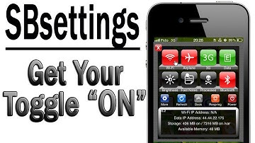 SBsettings Tutorial & Overview for iPhone, iPod Touch & iPad