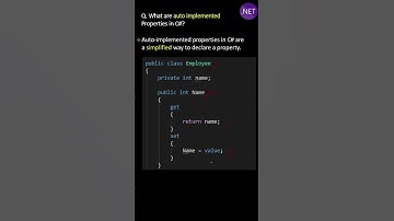 What are auto implemented Properties ?
