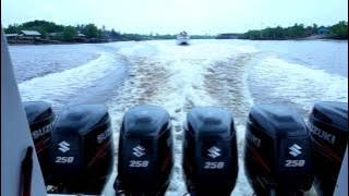 Speed boat from Selatpanjang port to Buton port