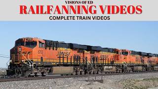 BNSF High Desert Stack Trains Z Trains & More Compilation