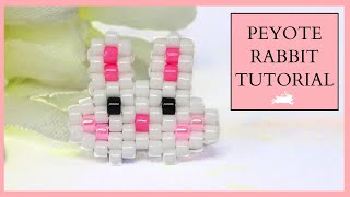 Peyote Rabbit Tutorial | How To Bead A Cute Rabbit | Easter Bead Weaving Tutorial | Peyote Pattern
