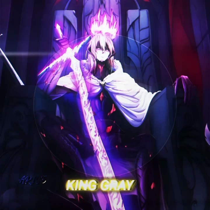 King Grey 🗿 || Arthur leywin || the beginning after the end || light novel edit || #shorts