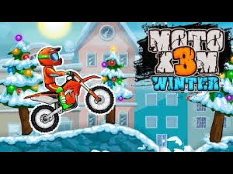 Moto X3M Winter Full Gameplay Walkthrough All Levels 