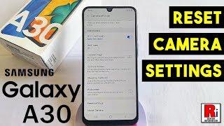 How to Reset Camera Settings on Samsung Galaxy A30 screenshot 4