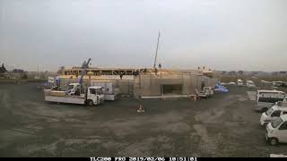 姉体幼稚園新築工事　工事の記録（タイムラプス動画）