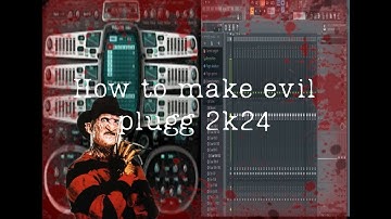 how to make evil plugg x dark plugg type beat 2k23 tutorial