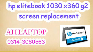 hp elitebook 1030 x360 g2 screen replacement #ah laptop || how to change hp 1030 screen few minutes