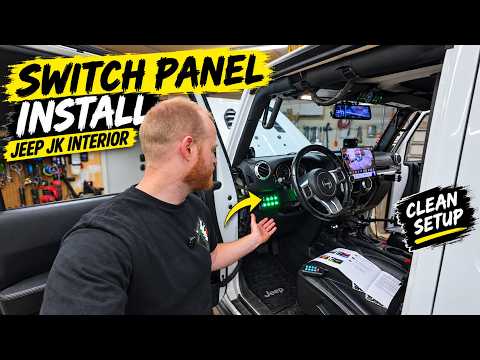 I Finally Fixed My Jeep’s Messy Wiring! 8-Gang Switch Panel Install