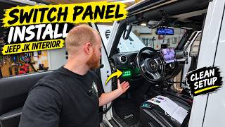 I Finally Fixed My Jeep’s Messy Wiring! 8-Gang Switch Panel Install