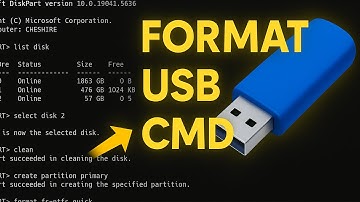 Format USB Drive Using Command Prompt