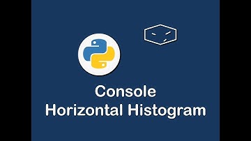console horizontal histogram in python 😀