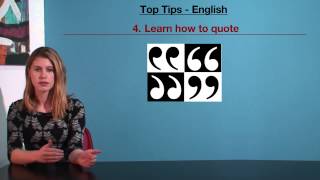 Top Tips - VCE English