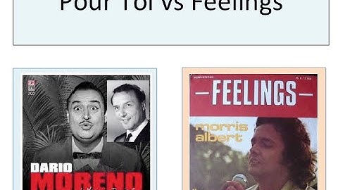 Thumbnail of Pour  toi vs  Feelings