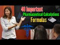 40 most important pharmaceutical calculations formulas  i am pharmacist