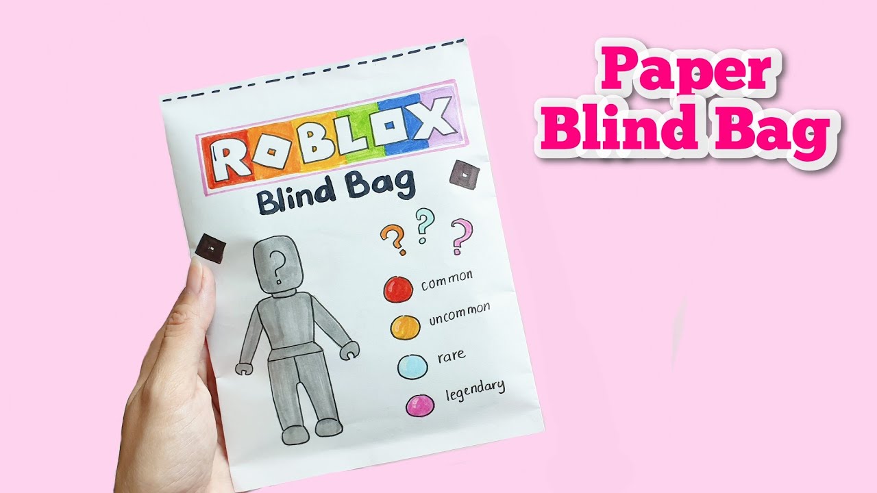 Roblox Blind Bag! #blindbag #kpop #asmr #roblox #diy #papersquishy #pa