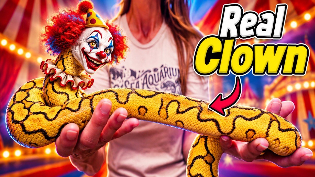 We Hatched a Stunning Clown Snake!