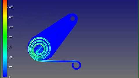 DAFUL Simulation : Self Contact of Torsional Spring