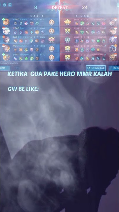 Story wa ML ketika MMR turun😓