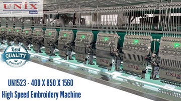 High Speed Embroidery Machine with Sequence and Cording Device