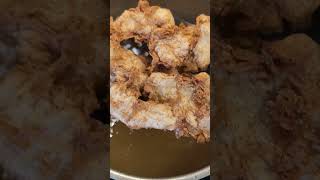?Crispy Fried Chicken with Rice ?and Gravy easy homecook friedchicken  cravings satisfying