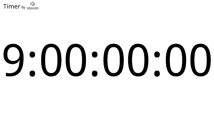 9 Day Countdown Timer