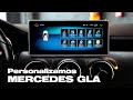 Actualizamos MERCEDES GLA con Pantalla Táctil Carplay, portón eléctrico y luces ambientales