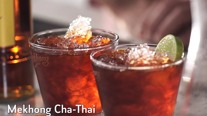 Menu 4 : Mekhong Elite Table Pad Krapow Eggs pairing with Mekhong Cha-Thai cocktail.