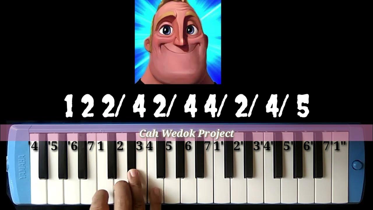 Mr Incredible canny but It's piano melodica (Meme) YouTube