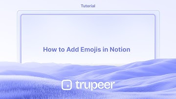 How to Add Emojis in Notion