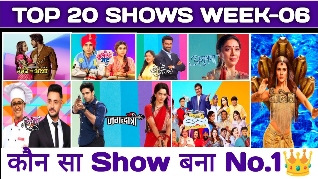 TOP 20 TRP Report Week 6 2026 🔥 Anupamaa vs Kyunki! Naagin 7 ka dhamaka | Full TRP List