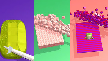 Very satisfying and relaxing ASMR slicing game | prat 109