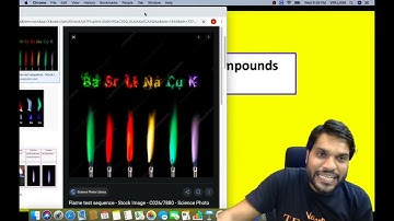 Flame Colouration S Block Elements class 11 chemistry by Arvind Arora Sir