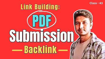 How To Create PDF Submission Backlinks for SEO | SEO Tutorial
