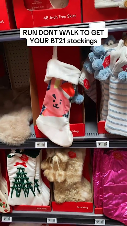BT21 christmas stocking #kpop #bts #bt21 #btsmeme #jungkook #viral #shorts #katseye #skzoo #hyunjin