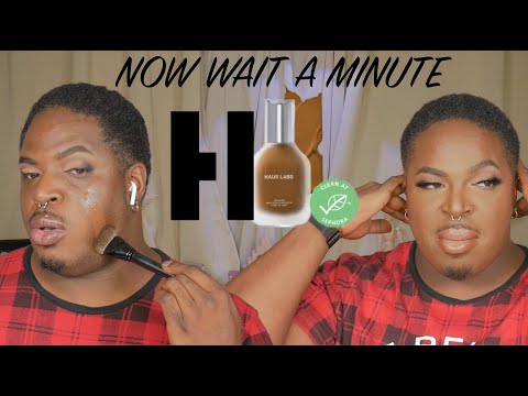 Haus Lab Triclone Try On | Foundation Hunt #1  Sincerely Niko