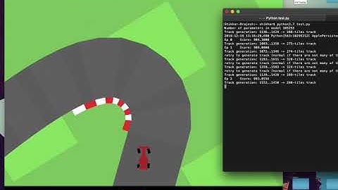 CIS680 - Using Deep RL in OpenAI Car Racing V0 environment.