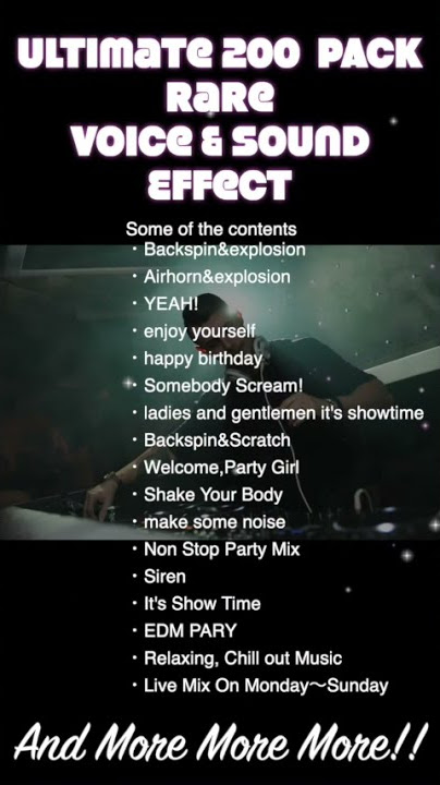 Dapatkan Paket 200 Suara & Efek Suara Langka untuk DJ MIX Anda   #shorts DJ