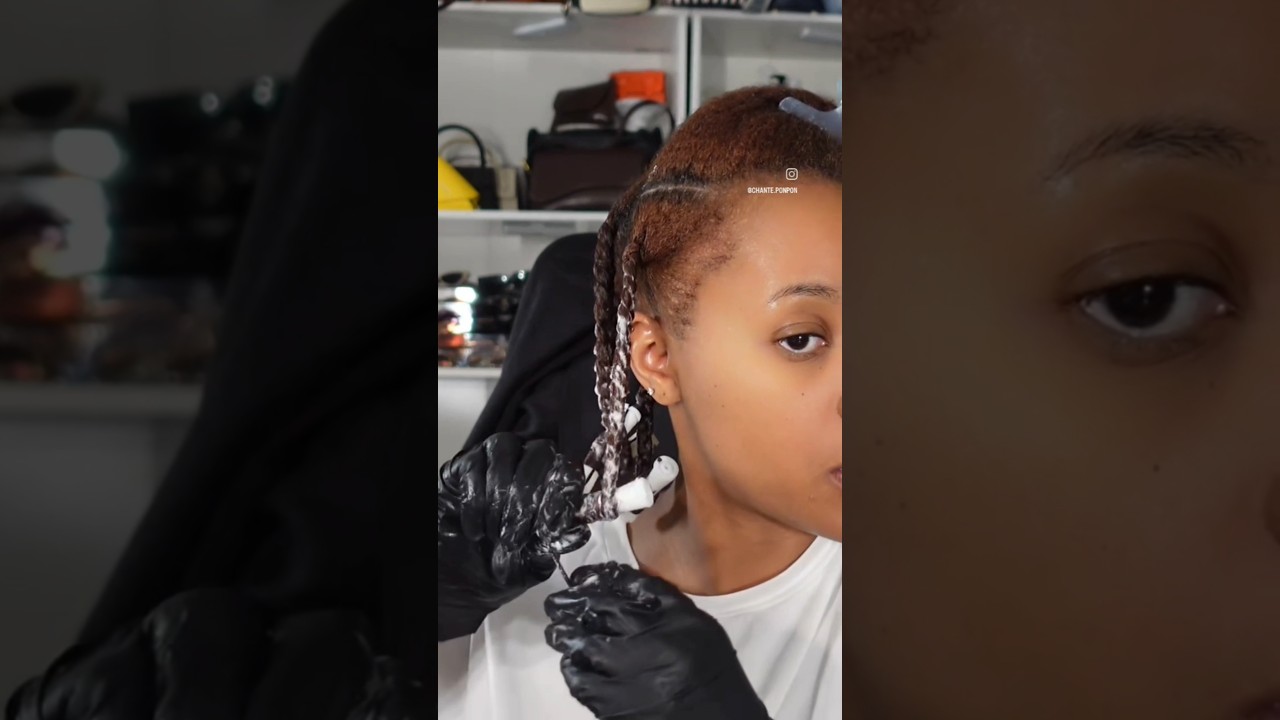 Braid & Curl tutorial #haircare #naturalhairstyles #easyhairstyle - YouTube