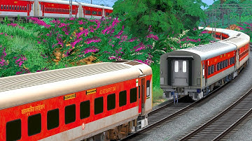 LHB BEZEL LESS COUPLING LHB PANTRY CAR | BUMPY RAILROAD | Train Simulator | Railwork | NTG GAMING