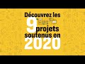 Appel à projets #1 : Découvrez les projets soutenus en 2020!