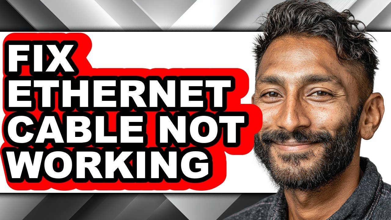How to Fix Ethernet Cable Not Working (easy Method) - YouTube