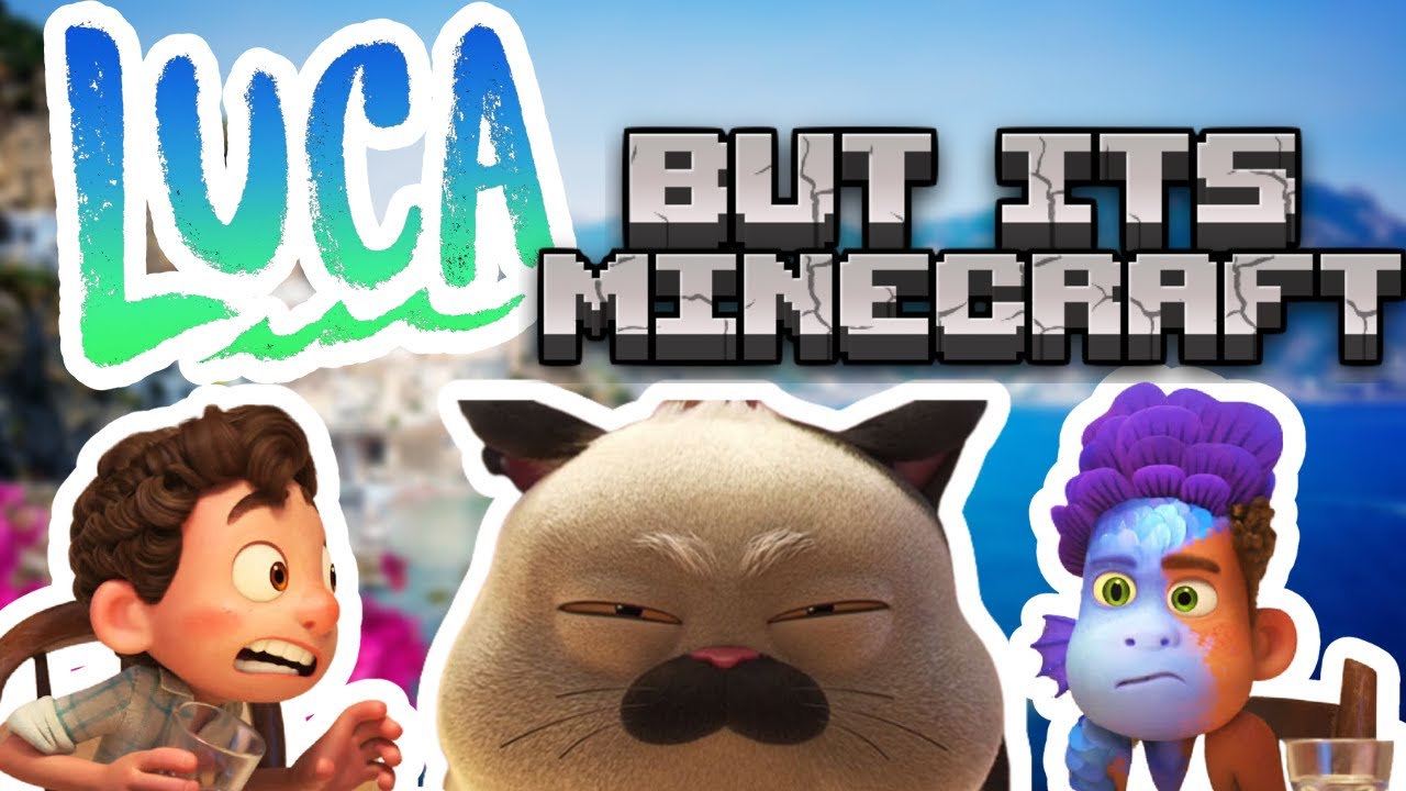 ⁣Luca is Food But Its Minecraft 😂😅 | Luca Movie